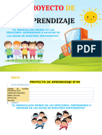 (U) Proyecto de Aprendizaje Mayo de Emoiones y Dia de La Madre