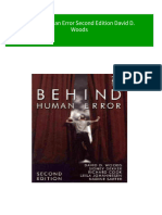 Immediate Download Behind Human Error Second Edition David D. Woods Ebooks 2024