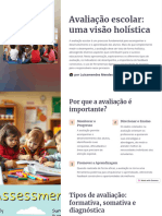 Avaliacao Escolar Uma Visao Holistica