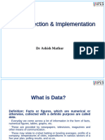 Data Collection and Implementation