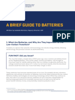 Brief Guide To Batteries