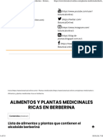 Alimentos y Plantas Medicinales Ricas en Berberina - Botanical-Online