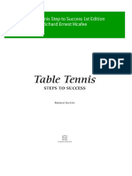 Table Tennis Step To Success 1st Edition Richard Ernest Mcafee 2024 Scribd Download