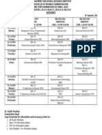 Bba Mid Term Datesheet -October, 2024