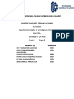 Instituto Tecnolólogico Superior de Calkíní: Comportamiento Organizacional