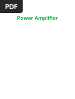 Power Amplifier