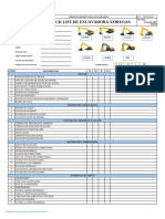 Formato EQ-005 Check List Excavadora S.orugas