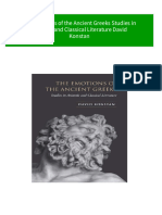 [Ebooks PDF] download The Emotions of the Ancient Greeks Studies in Aristotle and Classical Literature David Konstan full chapters