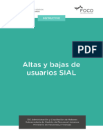 Altas y Bajas de Usuarios SIAL NUEVA VERSION 2