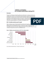 Gold Investment Statistics Commentary - WGC