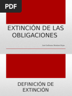 Extincion de La Obligacion Presentacion