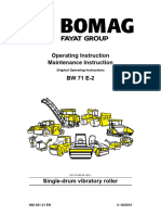 Bomag Roller Bw71e-2 Operational Manual