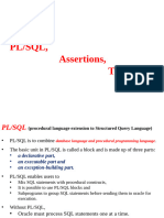 PL SQL Assertions Triggers