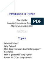 Introduction To Python