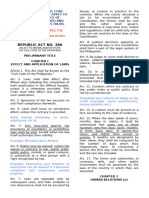 1949 Philippine Civil Code Provisions That May Apply To The Local Practice of Philippine Registered and Licensed Architects