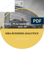 Final Placement Report2023 MBA Business Analytics - Compressed