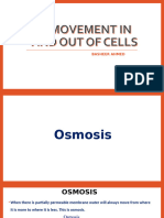 3.2 Movement in and outof cells