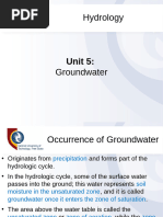 Unit 5-Groundwater