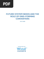 WindEurope Views On The Potential Need For Grid Forming Converters