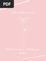 Affirmations For Self Love & Confidence