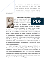 "Since Its Invention in 1876 The Telephone: Morse, Samuel Finley Breese (1791-1872), American