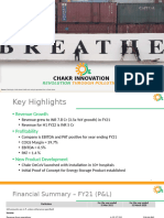 Chakr Innovation AGM Oct'21