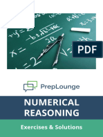 20 Numerical Reasoning Exercises With Solutions