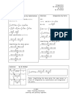 integration by parts