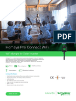 Homaya Pro Wifi Connect Flyer