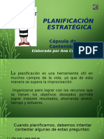 Cápsula de Contenido-Planificación Estratégica