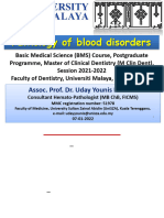 Pathology of Blood Disorders