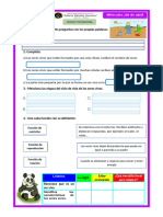 Ficha Semana 04 - CIENCIA - Los Seres Vivos - Caracterìsticas