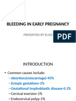 BLEEDING IN EARLY PREGNANCY