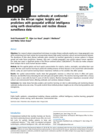 Pezanowski Et Al 2024 Predictors of Disease Outbreaks at Continental Scale in The African Region Insights and