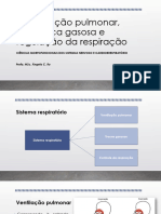 Aula 4 - 3 - Ventilaã Ã o Pulmonar, Trocas Gasosas e Controle Da Respiraã Ã o