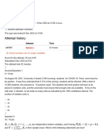 Quiz 5 - EECE7204 12259 Appl Prob & Stochastic Proc SEC V30 Fall 2023 (BOS-2-TR)