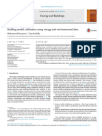 Building model calibration using energy and environmental data