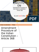 Polity 12 Amendment to Consti Tutu i On