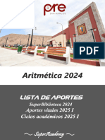 Aritmética 2024 New