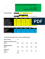 Calculo de ETP Con Excel de Marcos Juarez