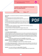 Fran - Les Valeurs Du Passe Compose Et Du Plus-Que-Parfait Du Mode Indicatif