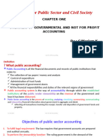 Governemnt and Nonprofit Accounting Chapter One PPT - 113550