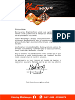 CARTA de SERVICIO Montenegro Catering 2022