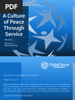 3 A Culture of Peace Through Service