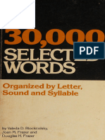 30,000 Selected Words-1987