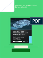 Digital Twin Technology and Applications 1st Edition A. Daniel Download PDF