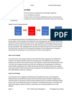 ACCA PM - Throughput Accounting