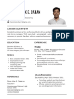 Grey & White Minimal Resume