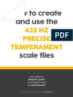 How To Create and Use The 432 HZ Precise Temperament Scale Files