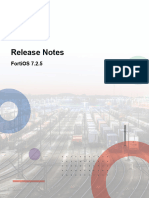 Fortios v7.2.5 Release Notes